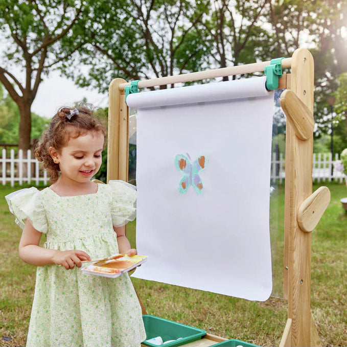 Hape Outdoor Art Easel Art and Craft for Kids Gift Idea for 3yrs+ (Furniture Shipping)