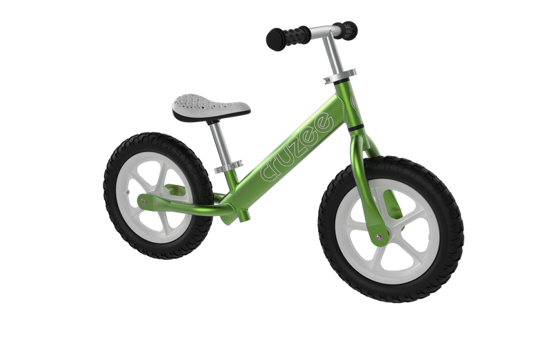 Cruzee Balance Bike LIME GREEN Kids Toddler Bike Best Seller 18mths-5yrs (Bulky Shipping) PREORDER MID DECEMBER