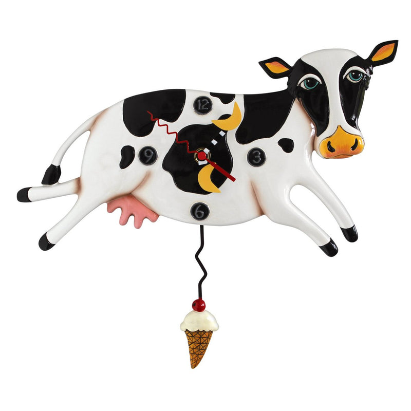 Bessy Cow Pendulum Novelty Clock By Michelle Allen Designs Room Decors