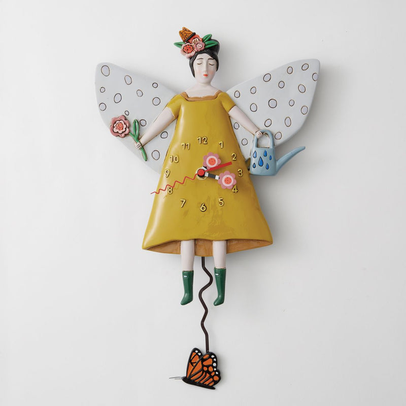 Garden Guardian Pendulum Novelty Clock By Michelle Allen Designs Room Decor