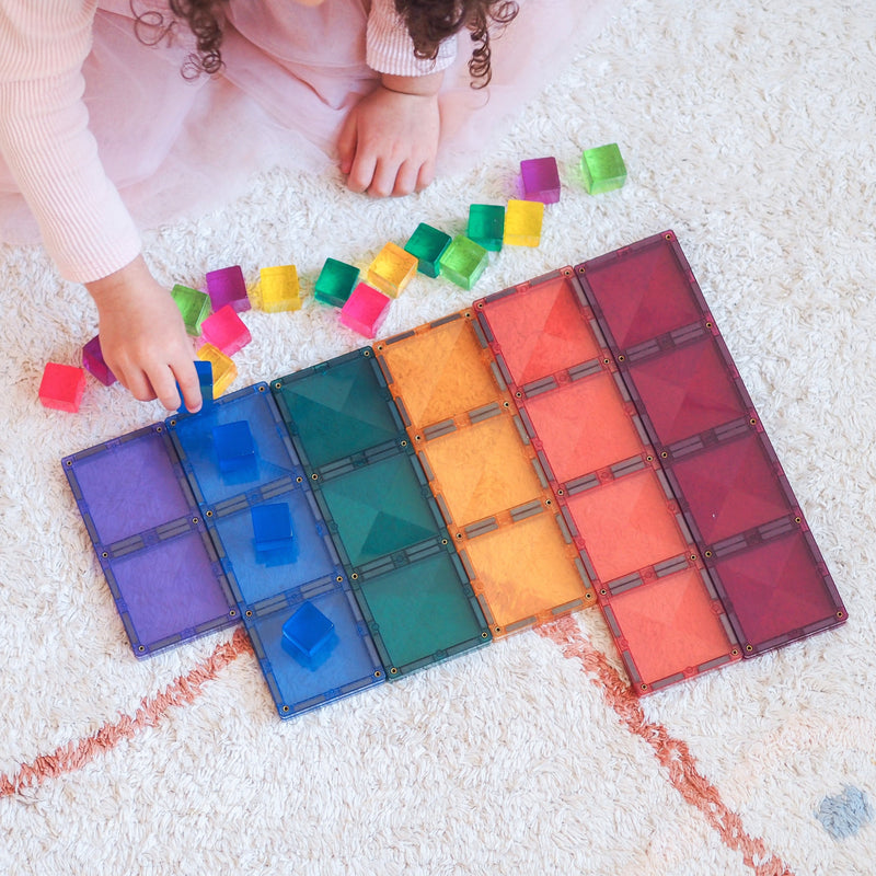 Connetix Tiles Pastel Rectangle Pack 24 Piece Best Seller 3yrs+