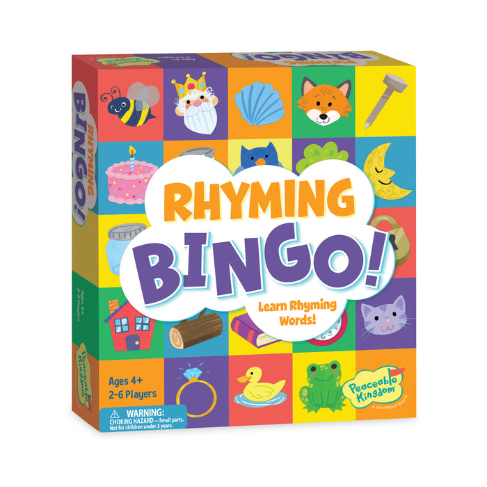 Peaceable Kingdom Rhyming Bingo 4yrs+