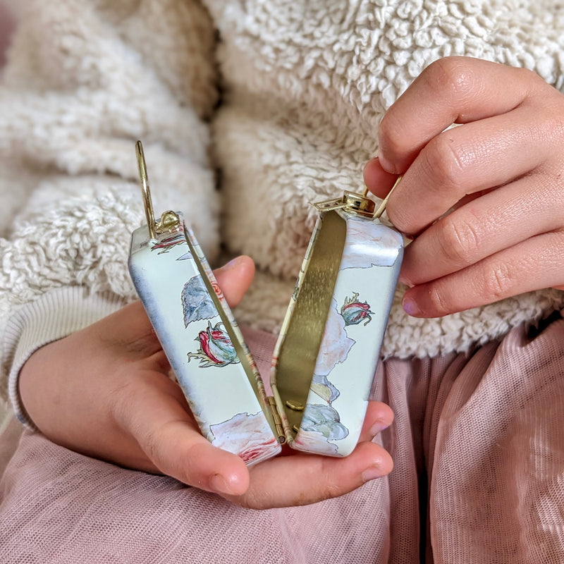 Flower Fairies Mini Tin Handbag with Handle 6.5x 6.6x 3.4 (LWH) Best Seller Fairy Unicorn and Castle Theme Most Loved in Store 3yrs+