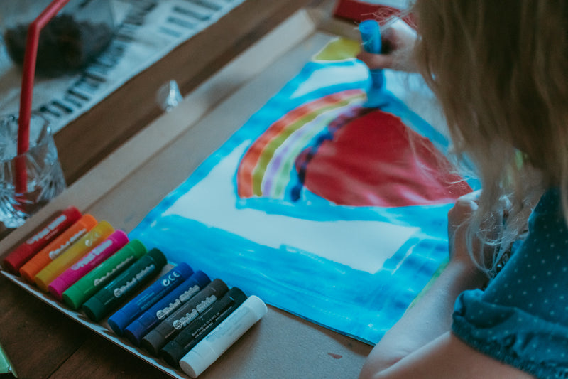 Little Brian Paint Sticks Classic 12 Pack Art and craft for kids 3yrs+