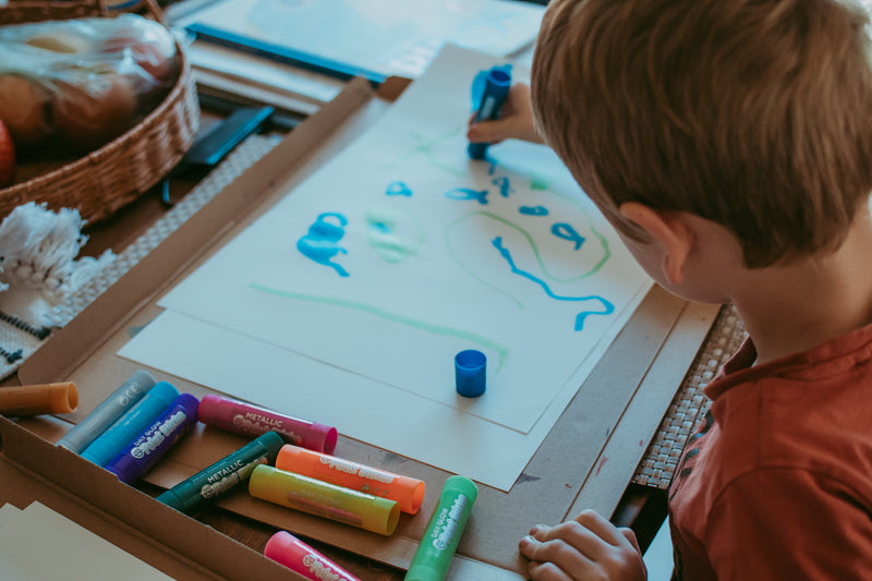 Little Brian Paint Sticks Classic 12 Pack Art and craft for kids 3yrs+