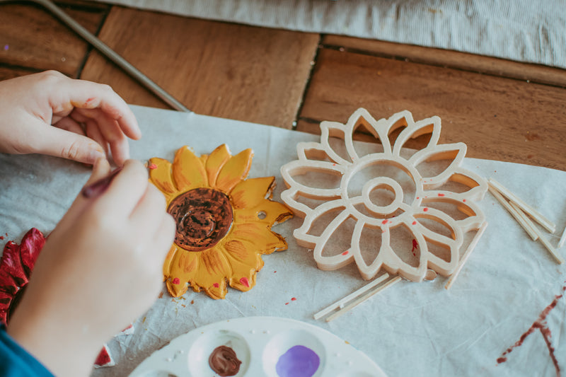 Kinfolk Pantry Sunflower Eco Cutter Playdough Toys Art and craft for kids 3yrs+