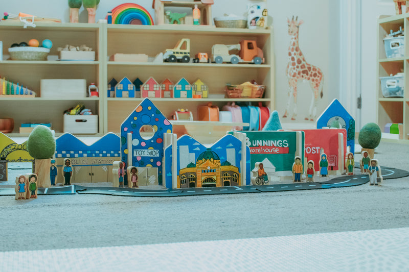 The Freckled Frog The Happy Architect Natural Pretend & Imaginative Play Developmental Toys for Toddlers Gifts Idea Best Seller 2yrs+