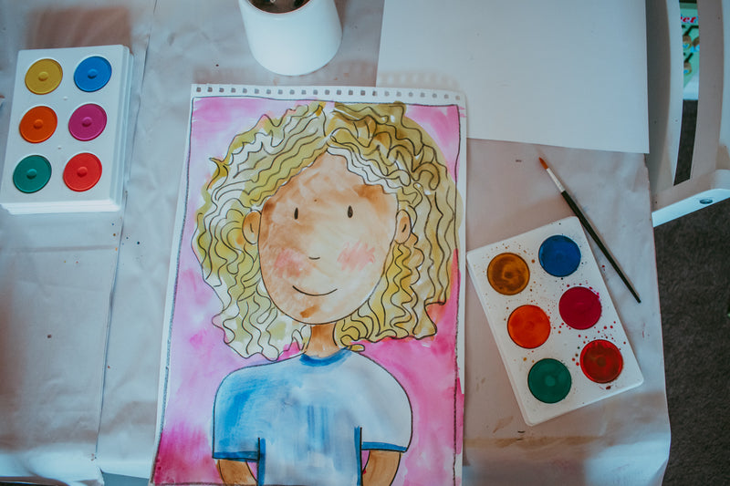 Bright Watercolours Set of 6 By First Creations Art and Craft for Kids 18m+ Clearance