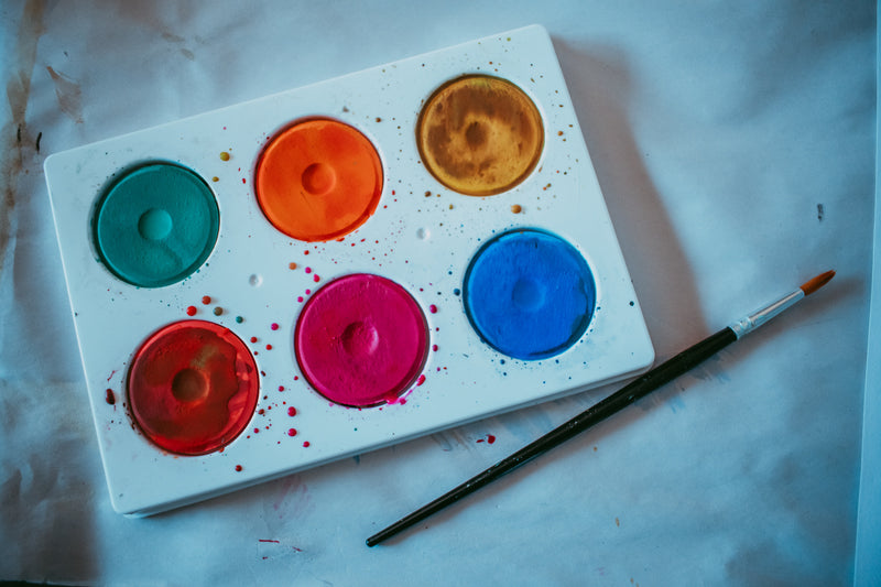 Bright Watercolours Set of 6 By First Creations Art and Craft for Kids 18m+ Clearance