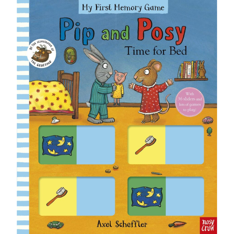 Pip And Posy Time for Bed My First Memory Game Book (Board Book) by Axel Scheffler