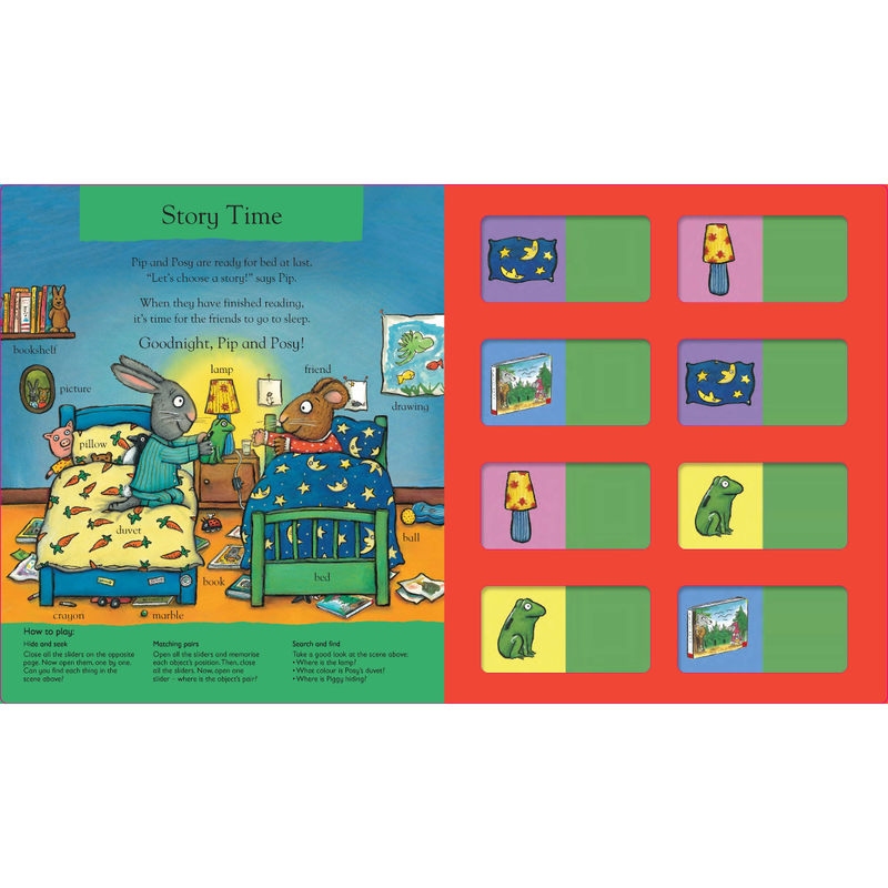 Pip And Posy Time for Bed My First Memory Game Book (Board Book) by Axel Scheffler