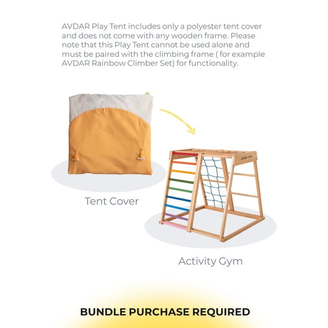 Play Tent Cover 110x120x110cm Climbing Gym Accessories by Avdar Toys Kids Furniture 12m+