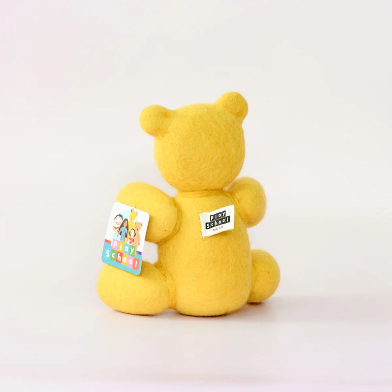Tara Treasures Felt Big Ted 20cm Play School Pretend & Imaginative Play Toys 3yrs+