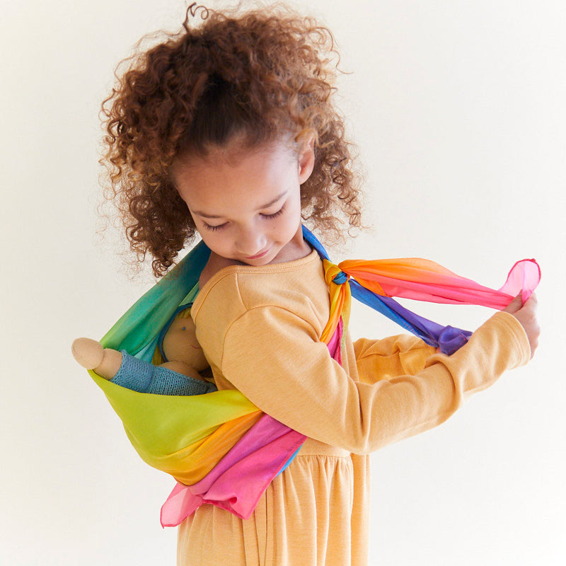 Sarah’s Silks Rainbow Enchanted Playsilks 100% Silk Natural Waldorf Toys 3yrs+ Best Seller