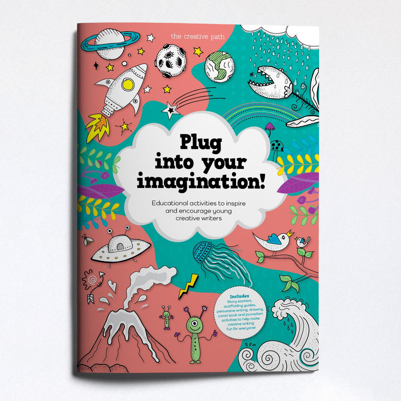 Plug into Your Imagination Activity Interactive Book Inspiring Young Creative Writers Reviewed by primary school teachers Australia 7yrs+