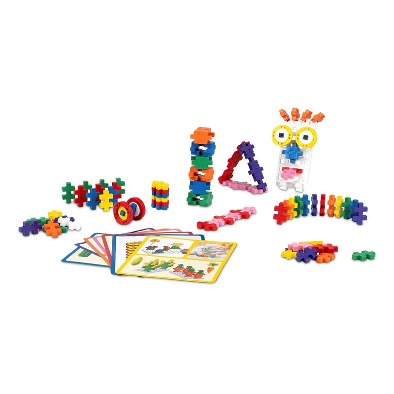 Plus Plus Big Learn to Build Activity Set 130pcs Building Blocks Gifting Creativity Toy Idea for 2yrs+