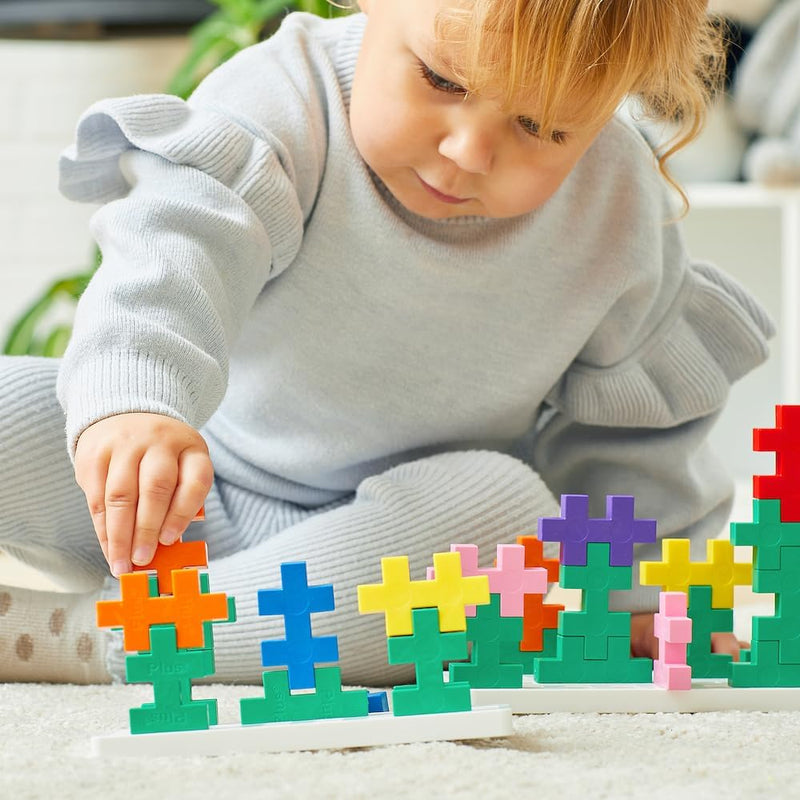 Plus Plus Big Learn to Build Activity Set 130pcs Building Blocks Gifting Creativity Toy Idea for 2yrs+