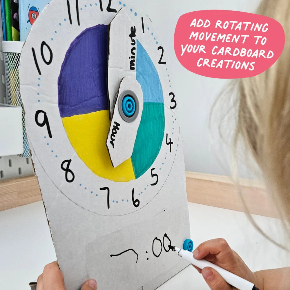 Makedo ROTO-RING Cardboard Construction Rotation Tool 16pc Art and Cra ...