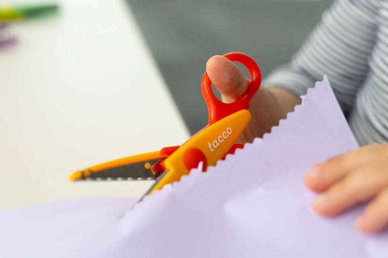 Beleduc Zig Zag Scissors for Kids 6 Unique Shaped Stationary Art and craft for kids Best Seller 3yrs+