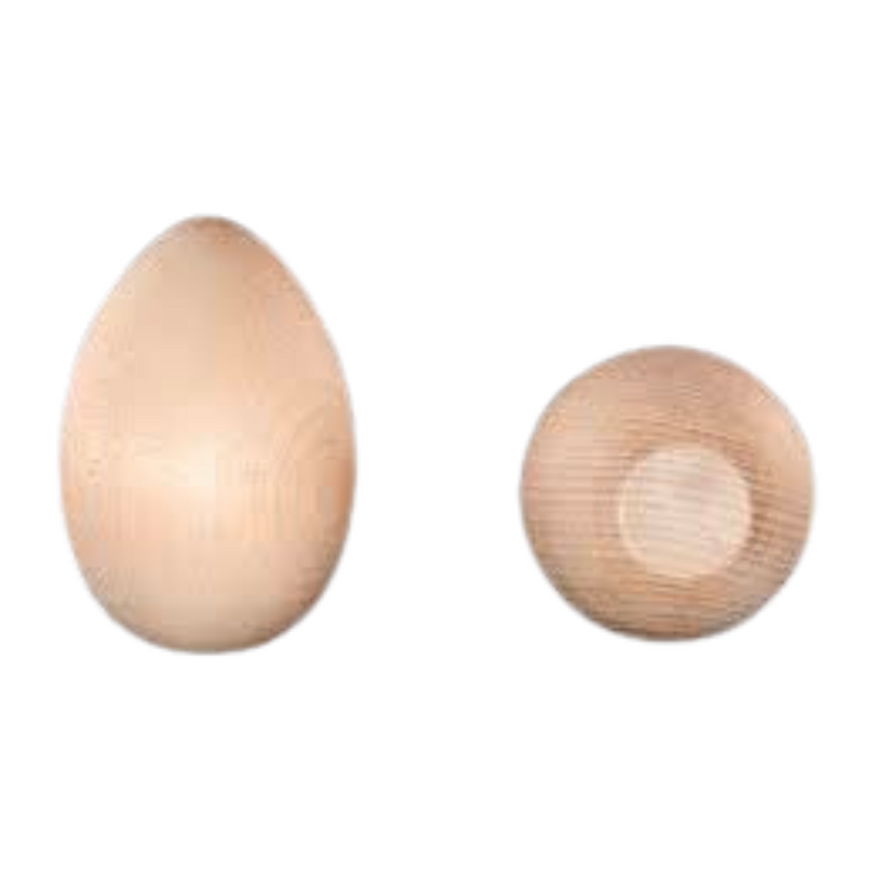 Wooden Hen Egg Sensory Easter Toys Montessori Practical Life Materials