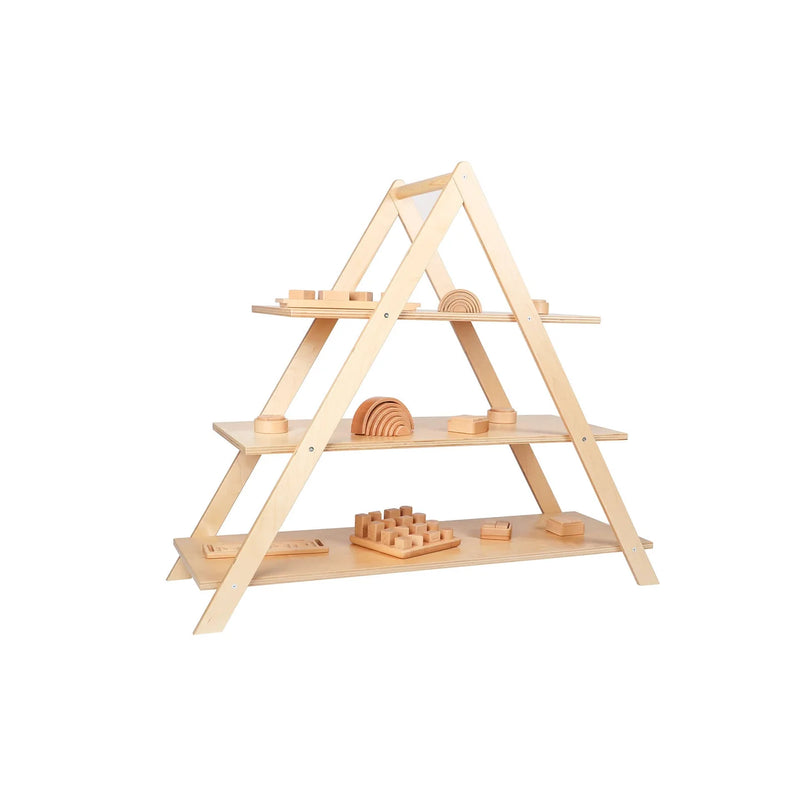 Montessori Pyramid Display Unit 2 Heights 100 x 44cm