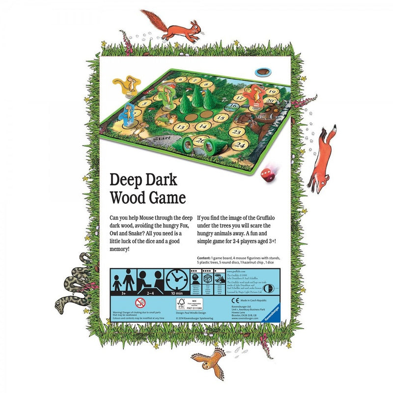 Ravensburger The Gruffalo Deep Dark Wood Board Games for kids Gifting Idea for 3yrs+