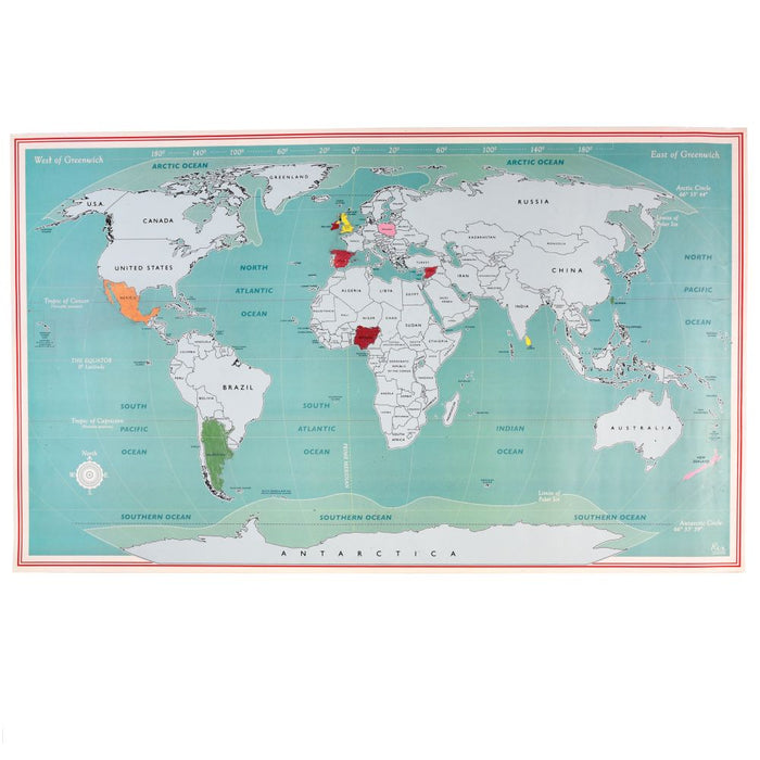 Rex London Scratch World Map