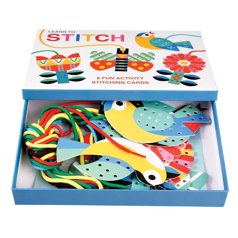 Rex London Cardboard Learn To Stitch Kit Art and Craft 3yrs+