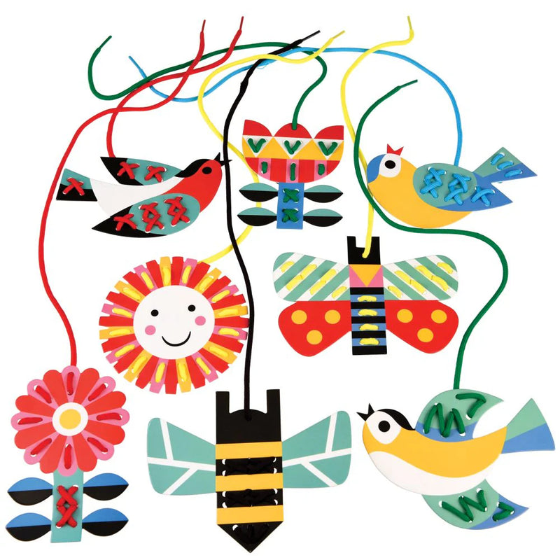 Rex London Cardboard Learn To Stitch Kit Art and Craft 3yrs+