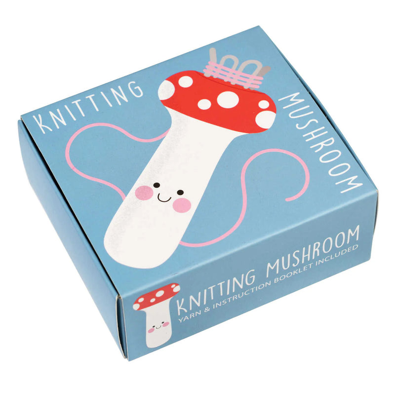 Rex London Knitting Mushroom Kit Art and Craft for Kids 3yrs+