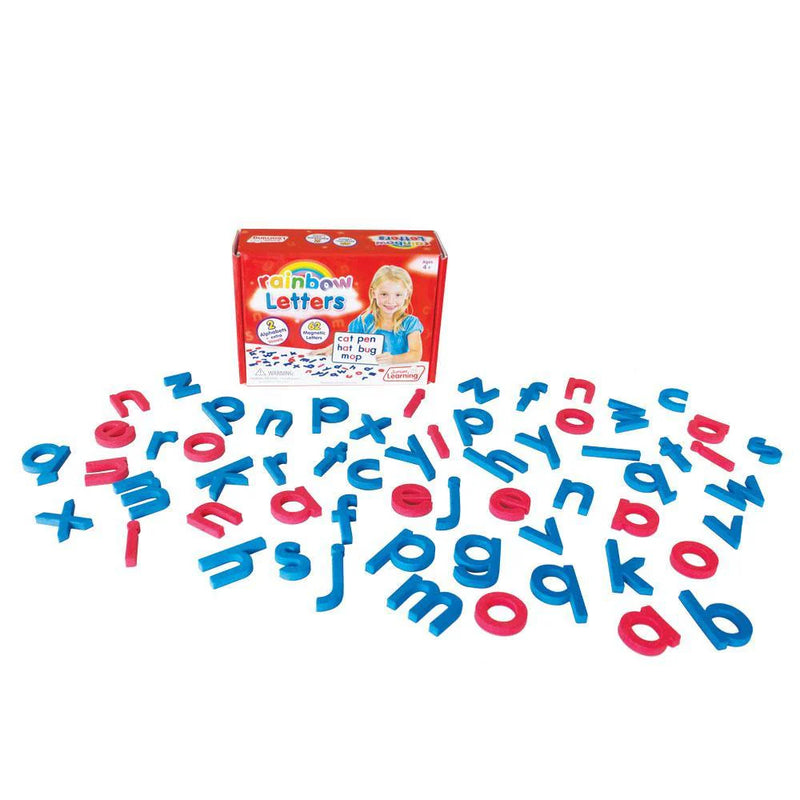 Montessori Alphabets Rainbow Magnetic Letters Blue Consonants Red Vowels by Junior Learning Early Literacy Phonics Cognitive Language 3yrs+