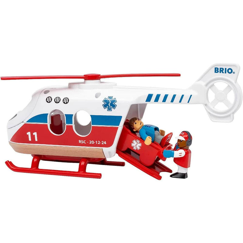 BRIO Rescue Helicopter 4pcs Toddler Toy Plane 3yrs+