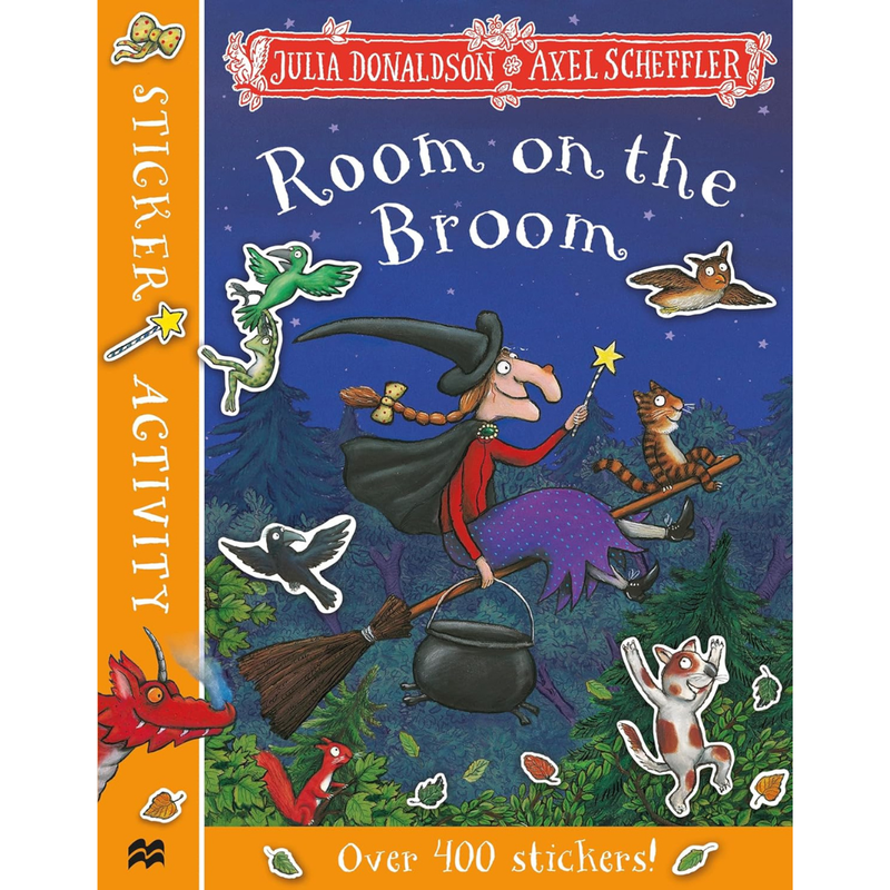 Room on the Broom Sticker Activity Book with 400 Stickers (Paperback) by Julia Donaldson Travel Toys The Classic Children's Book