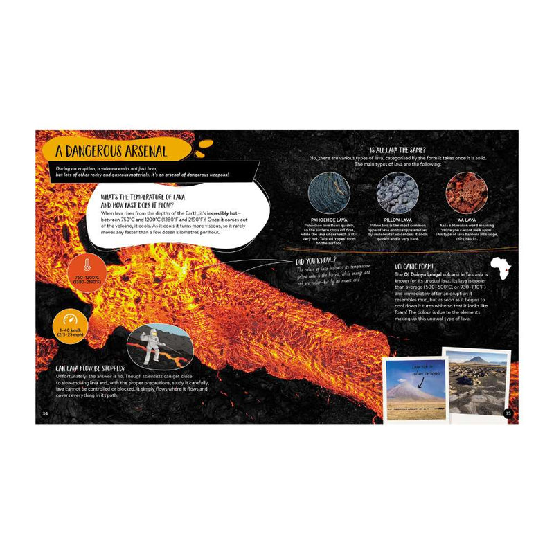 What How and Why Volcanoes Book and Poster Set by Sassi Early Science STEM Book 6yrs+
