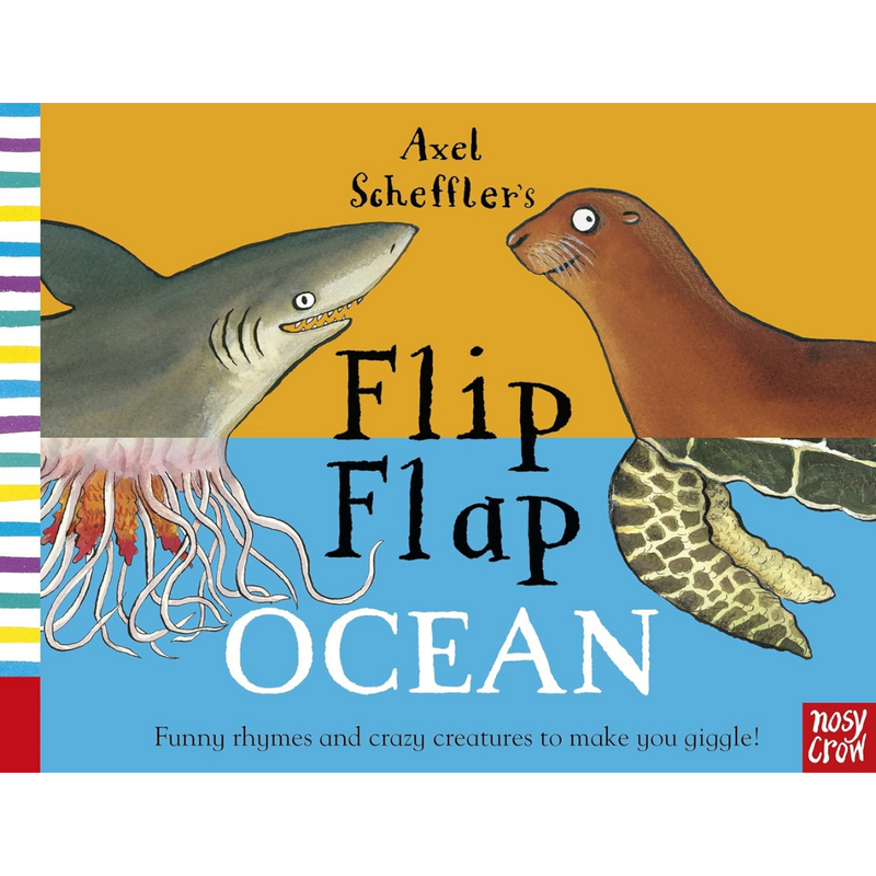 Flip Flap Ocean Book by Axel Scheffler (Hardcover): Ocean Nature Kids Interactive Book