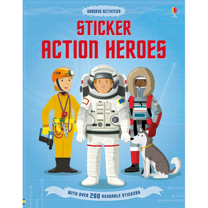Stickers Dressing Action Heroes (Paperback)