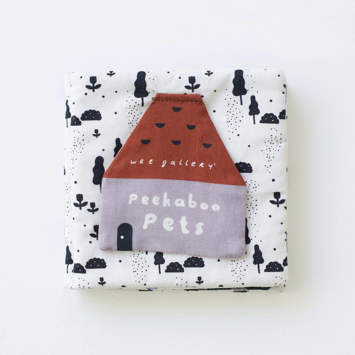 Wee Gallery Peekaboo Pets: Crinkle Fabric Book