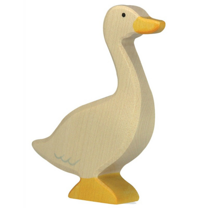 Holztiger Goose Standing Wooden Farm Animal Toys