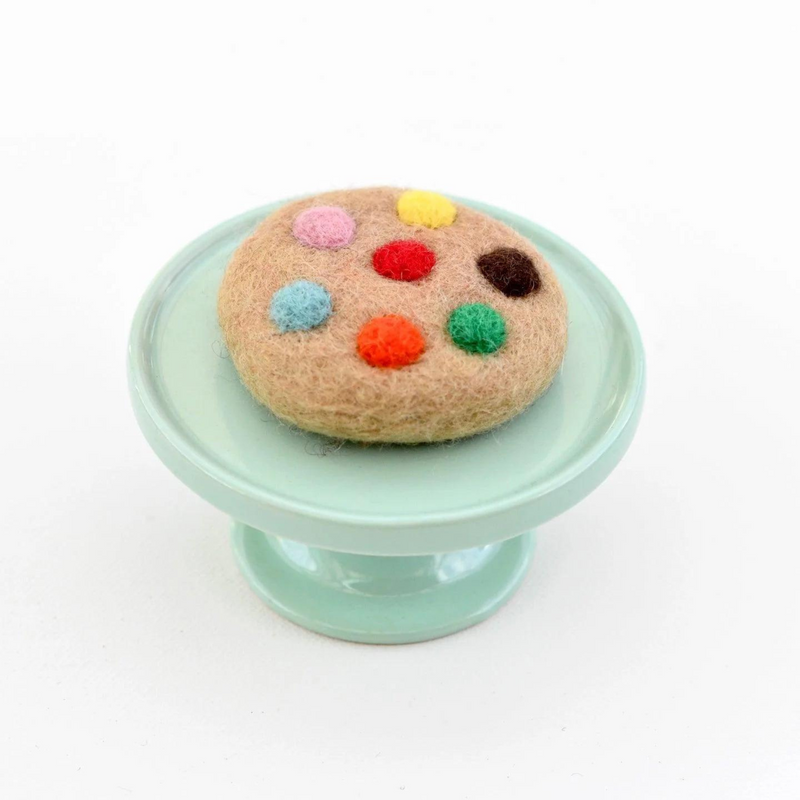 Tara Treasures Felt M&M Colourful Cookie Pretend and Imaginative Play Kitchen Accessories 3yrs+