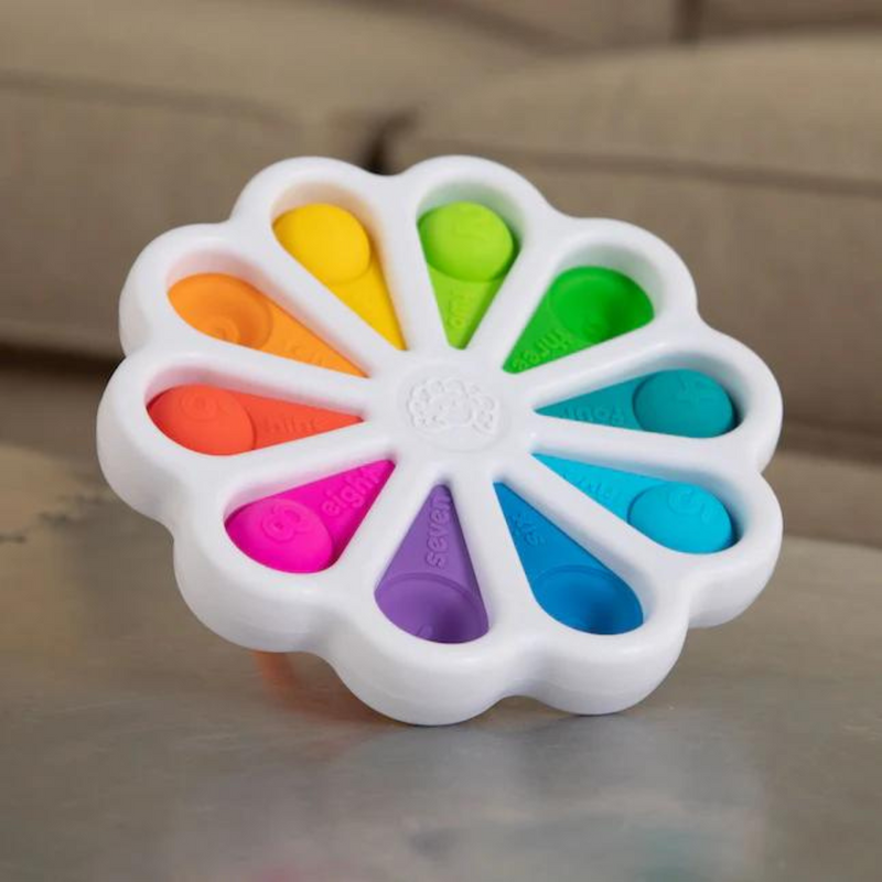 Fat Brain Toys Dimpl Digits Pot it 1-10 Travel Fidget Toys Sensory Toys Early Math Games for Kids Developmental Toys for Toddlers Gifts Idea Best Seller 2yrs+