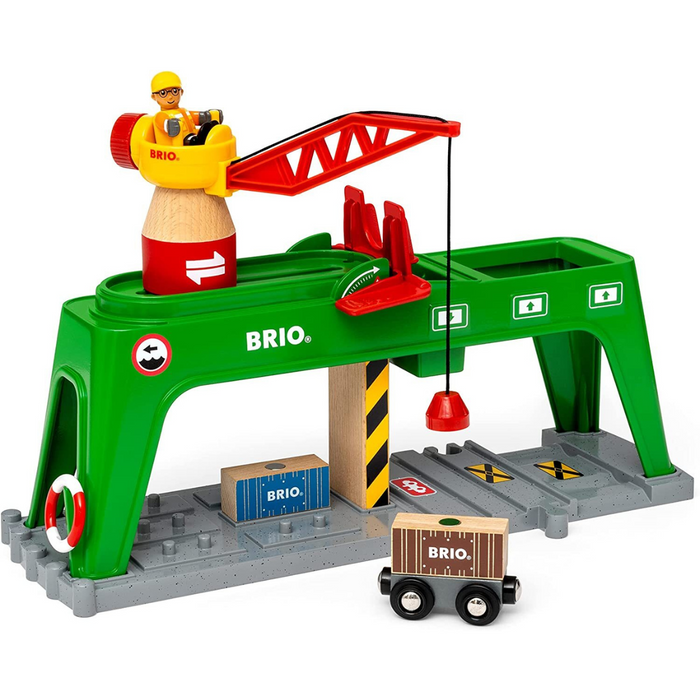 BRIO Container Crane 6pcs 3yrs+