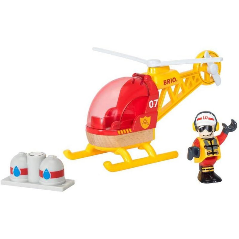 BRIO Firefighter Helicopter 3pcs Toy Plane Best Seller 3yrs+