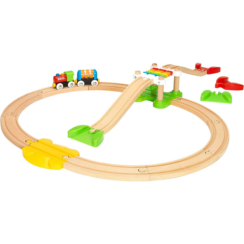 BRIO My First Railway Beginner Pack 18 Pieces Toddler Toys 18m+