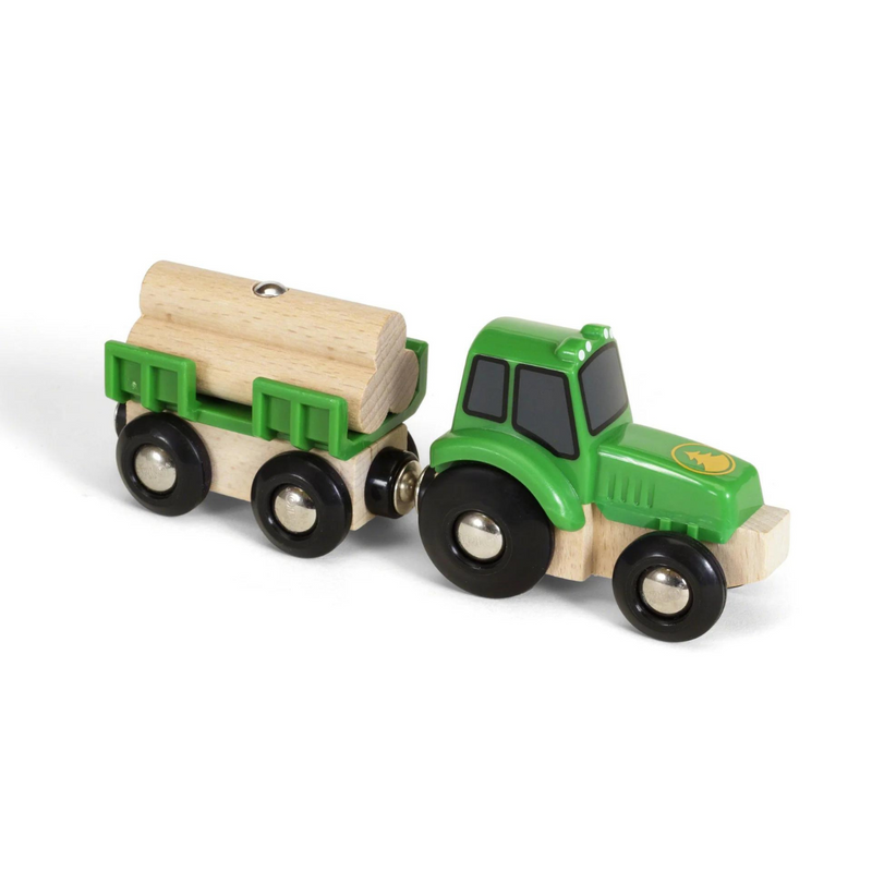 BRIO Farm Tractor with Load 4pcs Best Seller Farm Animal Toys Best Seller 3yrs+
