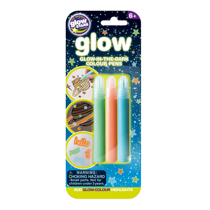 Glow In The Dark Colour Pens 6yrs+