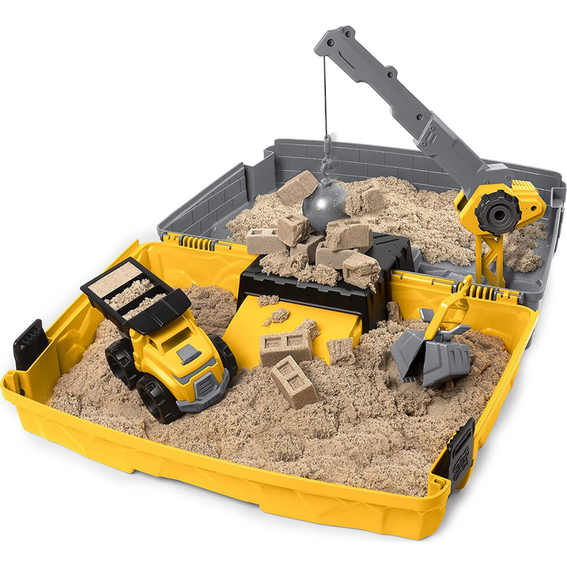 Kinetic Sand Construction Folding Sandbox Sensory Toys Best Seller Most Loved in Store Gifting Idea for 3yrs+