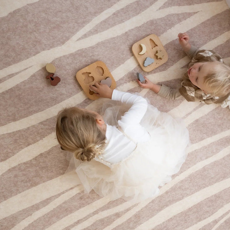 Little Wiwa Play Mat Sand Tide Cirkular Diameter 200cm Kids Play Rug Room Decor