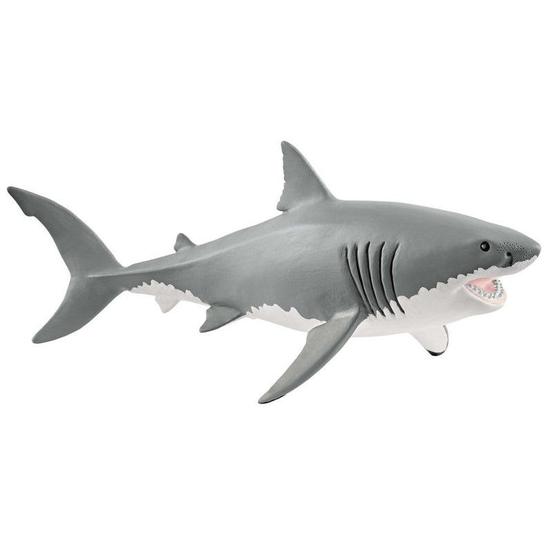 Schleich Great White Shark Figurine Ocean Sea Life Collection Animal Figurines 3yrs+