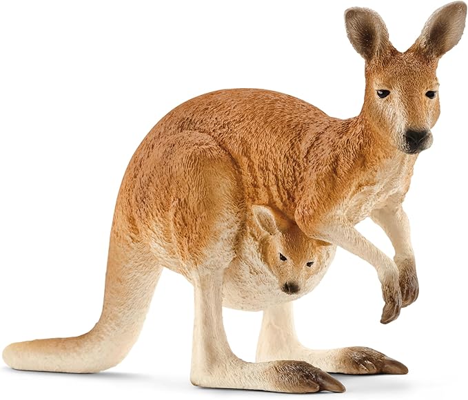 Schleich Kangaroo with Joey Figurine Australian Collection Animal Figurine 3yrs+
