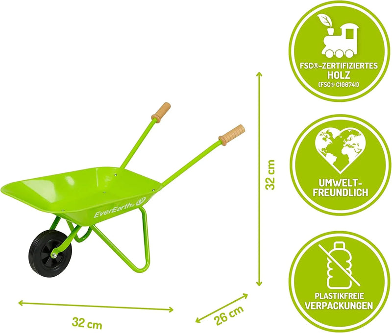 EverEarth Wheel Barrow Outdoor Activities Motor Skills Gift Idea for 3yrs+ (Bulky Shipping)